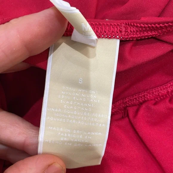 MICHAEL Michael Kors Red One-Piece Swimsuit - Picture 2 of 12